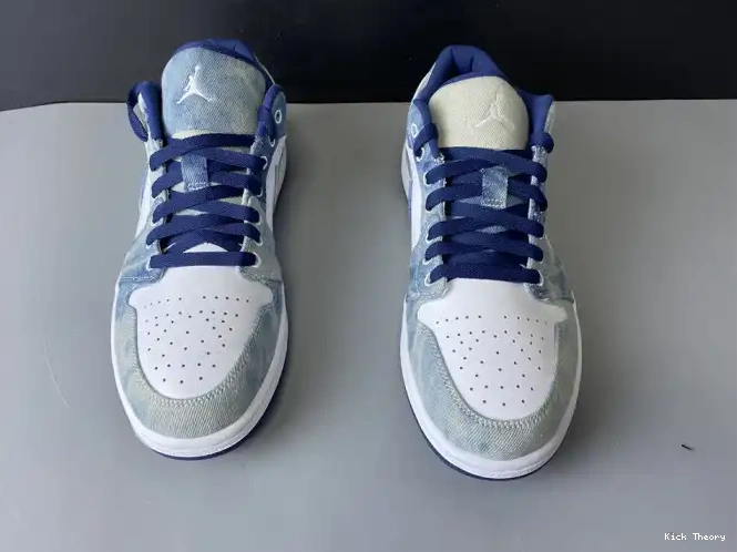 Kicked Out Shoe Store 1 Washed Jordan CZ8455-100 Denim Low Air 0605
